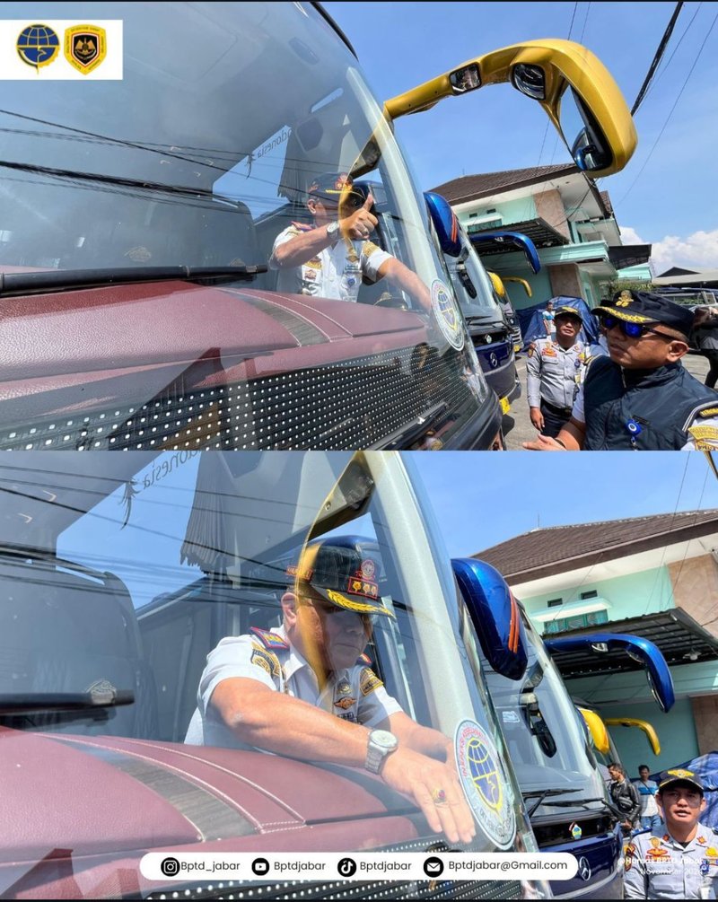 Rampcheck Bus Pariwisata Dalam Rangka Persiapan Natal dan Tahun Baru 2024/2025