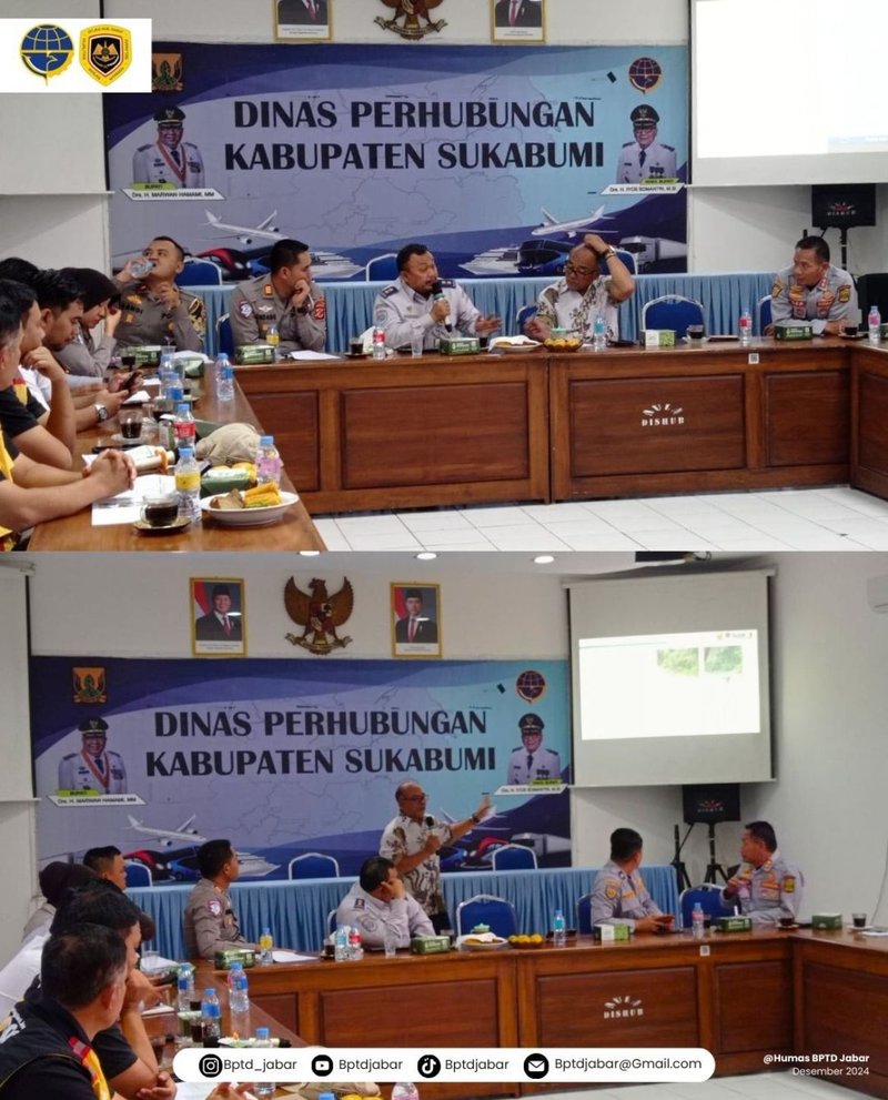 Peninjauan Lapangan Jalur Angkutan Nataru Ruas Jalan Bogor-Sukabumi