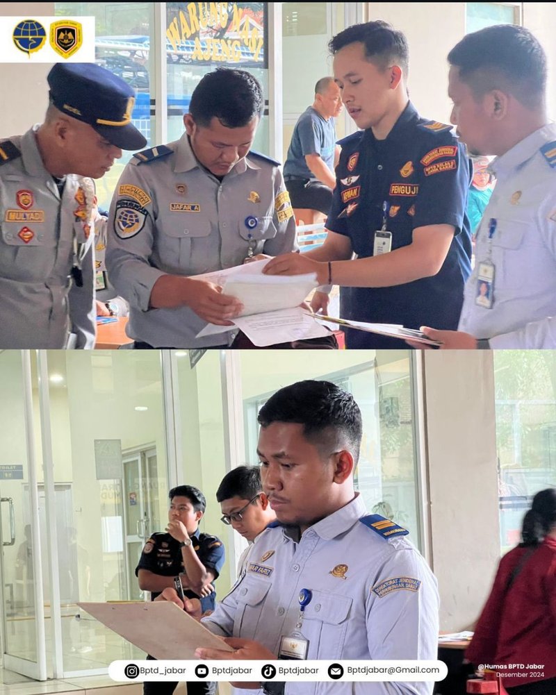 Pelaksaan Rampcheck Periode Nataru 2024/2025 Oleh Kasubdit Angkutan Orang dan Kasubdit Uji Berkala