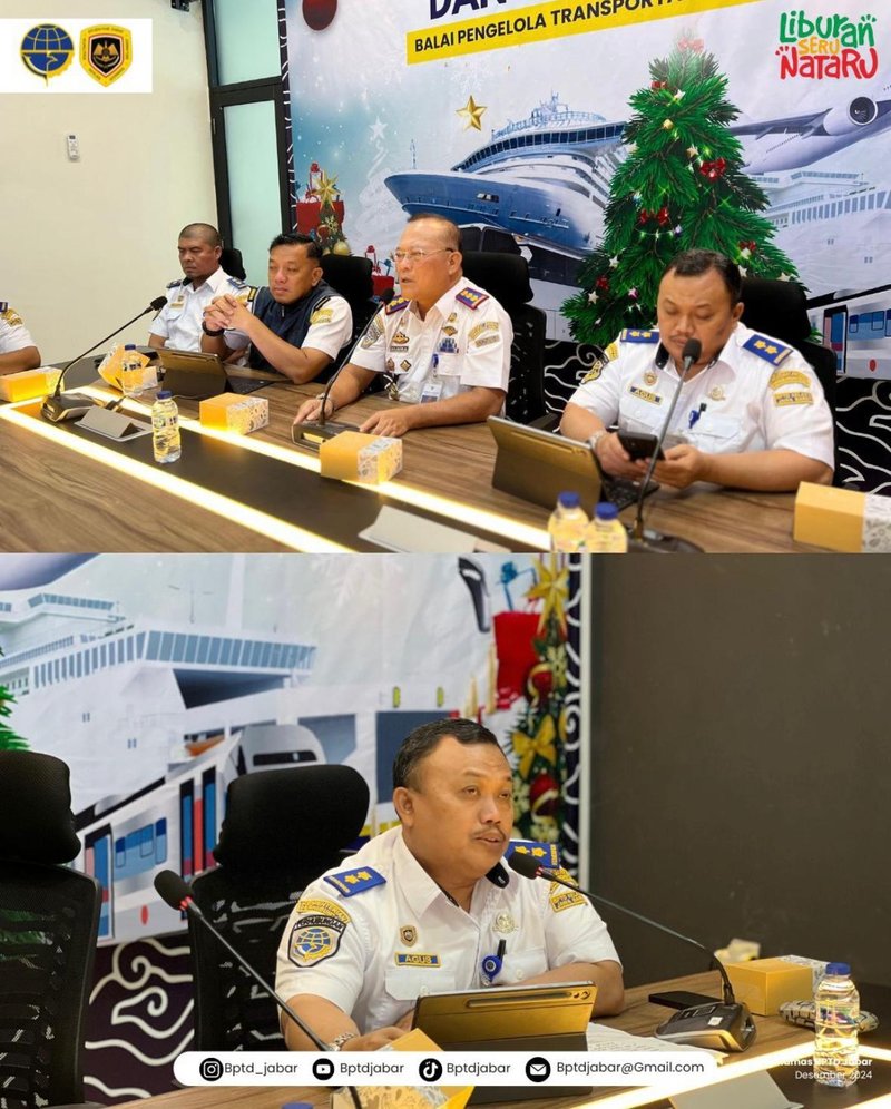 Rapat Koordinasi Dalam Rangka Persiapan Nataru 2024/2025 Bersama Seluruh Wasatpel BPTD Kelas II Jawa Barat