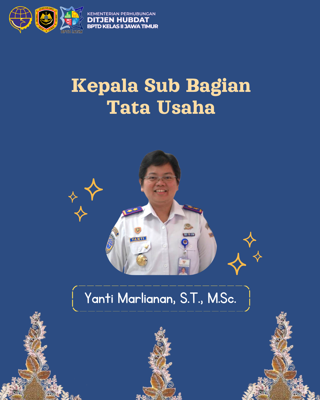 Yanti Marliana, ST., M.Sc. - Kepala Susb Bagian Tata Usaha